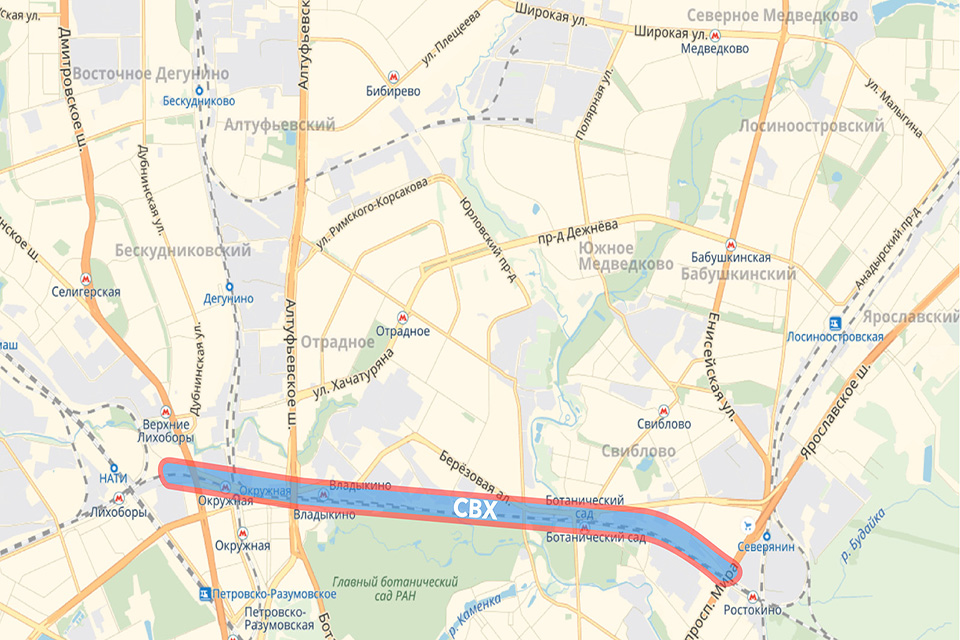 Бескудниково на карте москвы
